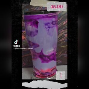 Alcohol ink tumbler